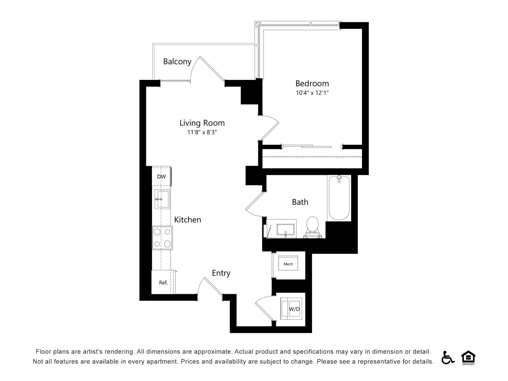 Floor plan layout diagram for A13